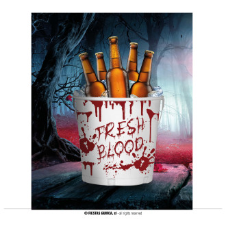 Doplňky - Kovový kbelík na "čerstvou krev"
