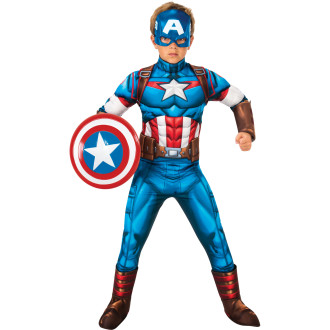 Kostýmy na karneval - Captain America Deluxe dětský kostým