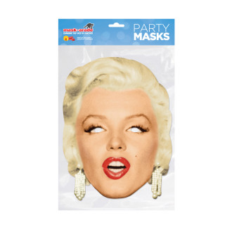 Masky, škrabošky - Marilyn Monroe - kartonová maska