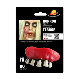 Doplňky - Zombie zuby s termoplastickou hmotou