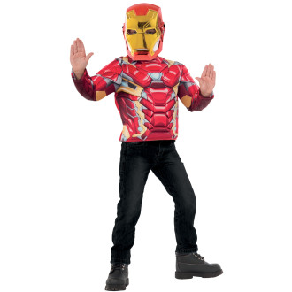 Kostýmy na karneval - Iron Man TOP s maskou