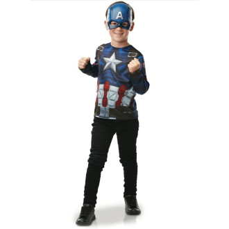 Kostýmy na karneval - Captain America TOP s maskou
