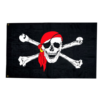 Doplňky - Widmann Pirátská vlajka 130x80 cm