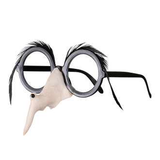 Doplňky - Widmann Brýle s čarodějnickým nosem a obočím
