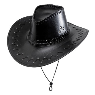 Klobouky, čepice, čelenky - Widmann Kovbojský klobouk prošívaný černý