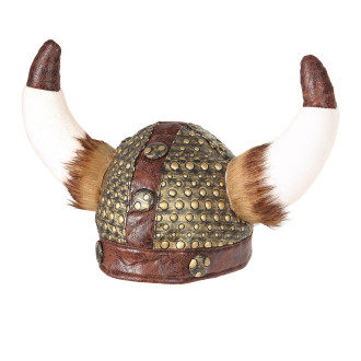 Klobouky, čepice, čelenky - Widmann Vikingská helma s kožešinou