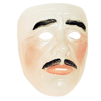Masky, škrabošky - Widmann Průhledná maska muž
