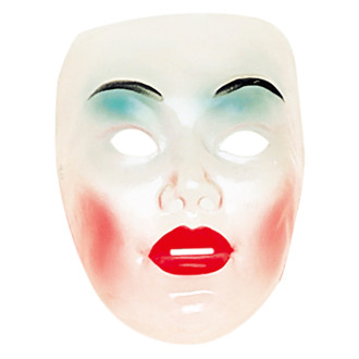 Masky, škrabošky - Widmann Průhledná maska žena