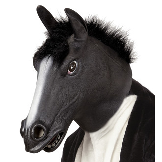 Masky, škrabošky - Widmann Maska černého koně