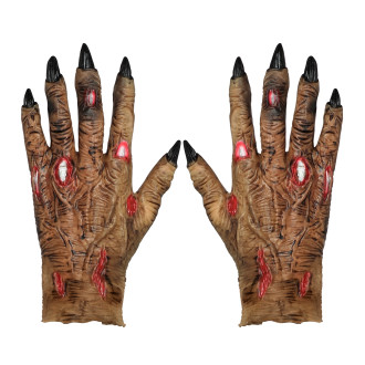 Doplňky - Widmann Zombie rukavice latexové