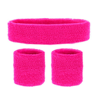 Klobouky, čepice, čelenky - Widmann Potní pásky růžové