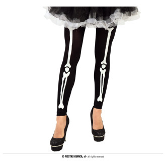 Doplňky - Punčochy s kostmi - skeleton