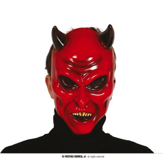 Masky, škrabošky - Maska lucifer s růžky