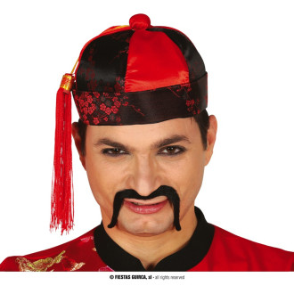 Klobouky, čepice, čelenky - Mandarínská čínská čepička