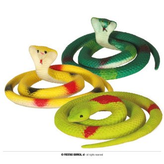 Doplňky - Latexový had 70 cm mix