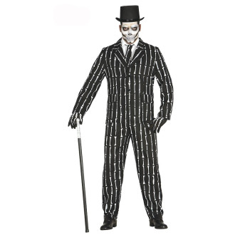 Kostýmy na karneval - Oblek s kůstkami