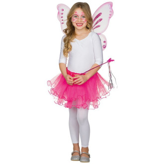 Kostýmy na karneval - Růžová tylová sukně