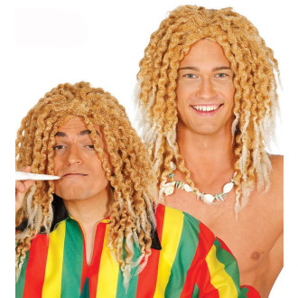 Paruky - Rasta blond paruka