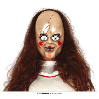 Masky, škrabošky - DOLL MASK - PVC maska