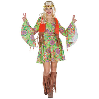 Kostýmy na karneval - Dámský kostým HIPPIE