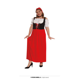 Kostýmy na karneval - Kostým hostinské pro plnoštíhlé