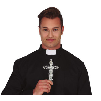Doplňky - Kříž metalického vzhledu