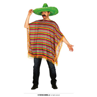 Kostýmy na karneval - Mexické poncho
