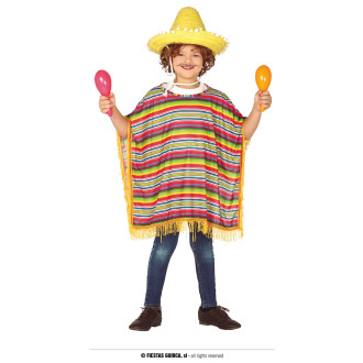 Kostýmy na karneval - Dětské pončo (poncho)