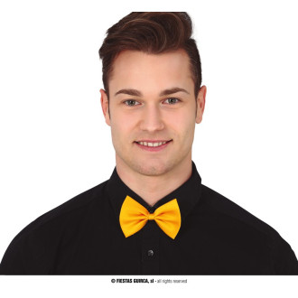 Doplňky - Žlutý motýlek 11 cm