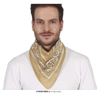 Doplňky - Kovbojský šátek medové barvy