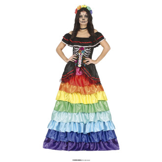 Kostýmy na karneval - Catrina dámský kostým na halloween