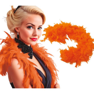 Doplňky - Boa oranžové  40 gr.