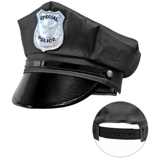 Klobouky, čepice, čelenky - Widmann Policejní čepice nastavitelná