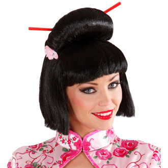 Paruky - Widmann Geisha paruka s květem