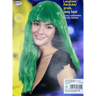 Paruky - Dámská paruka zelená