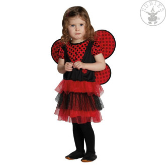 Kostýmy na karneval - Beruška - šaty s křídly