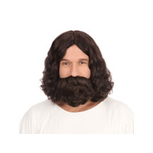 Hippie Or Jesus pánská paruka s vousy