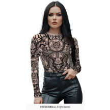 Trikot - body s imitací tetování