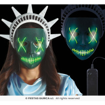 PVC maska svítící Freedom