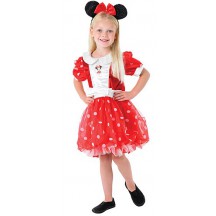 Kostým Minnie M Red Puff Ball D - licenční kostým