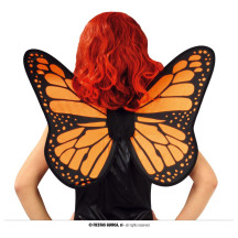 Křídla motýlí černo-oranžová