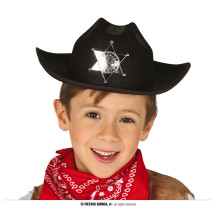 Dětský kovbojský  klobouk filcový