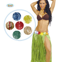 Havajská sukně mix barev 75 cm dlouhá