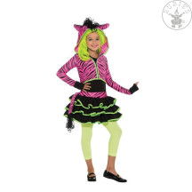 Neon Pink Zebra Hoody - kostým