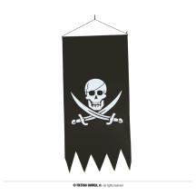 Pirátská vlajka 43 x 86 cm