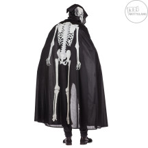 Glowing Skeleton Cape - kostým s potiskem