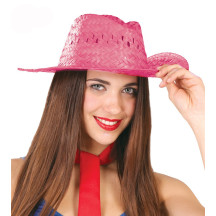 Letní klobouk růžový