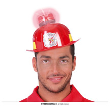Helma hasičská s majáčkem