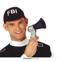 Policejní magafon s houkačkou
