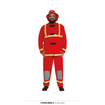 Kostým pro dospělé hasič XL